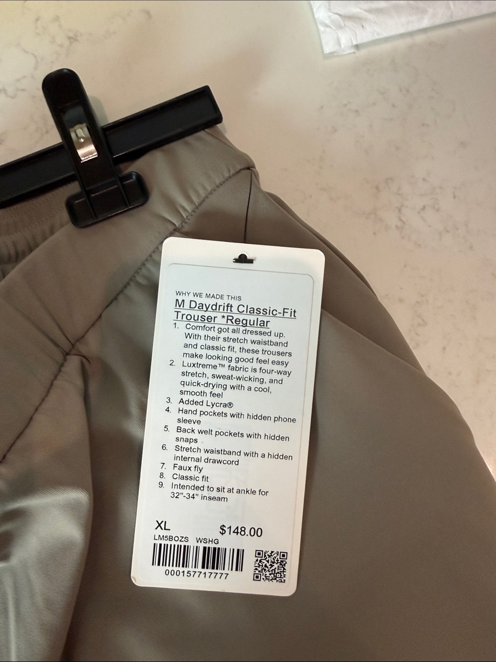 lululemon athletica Classic Fit Chinos - Taupe
